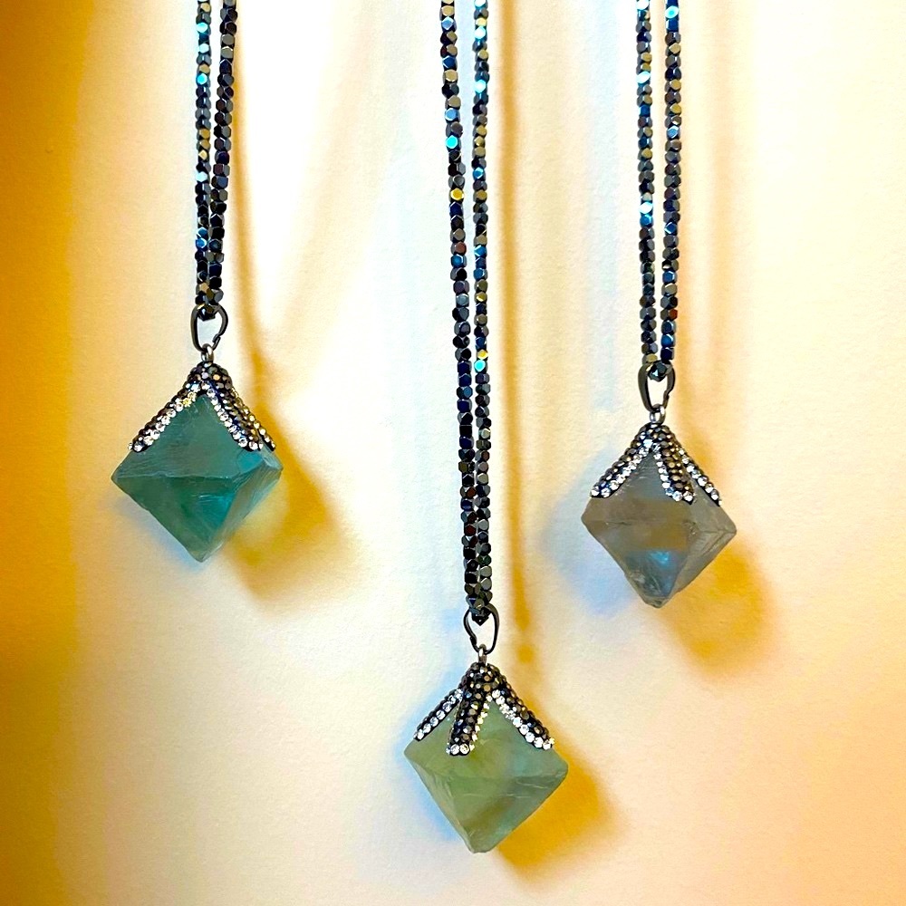 Rainbow Fluorite Necklace
